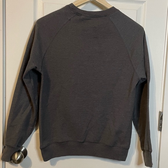 Hanes gray retro pullover sweatshirt w/ Austin City Limits & wolves graphic sz S - Picture 10 of 10